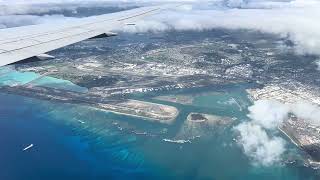 STUNNING Hawaii Landing on a United 767400ER  EWR to HNL (Filmed in HDR)