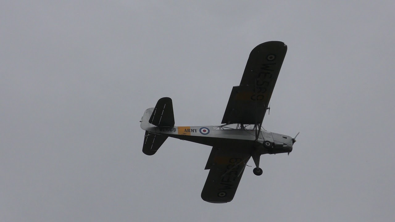duxford airport Auster T7 display etc 75th Anniversary D Day Operation Neptune WW2 Normandy Duxford UK 4 June