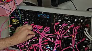 Gilded - 6u Eurorack &amp; pulsar 23 sequenced by Teletype &amp;i2c2midi - Instruō, Expert Sleepers, Monome