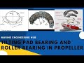 Tilting Pad Bearing| Roller Bearing| Advantage Over Plain Bearing| Propeller Shaft|