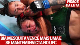 VIDEO LUTA: BIA MESQUITA FINALIZA RÁPIDO E MANTEM INVENCIBILIDADE NO UFC
