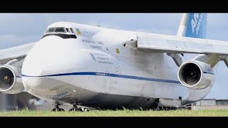 Extremely Rare Antonov An-124 Takeoff From Melbourne Airport