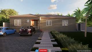 Simple House Design Idea | 4 BEDROOM HOUSE (19m x 13m)