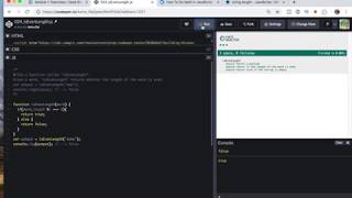JavaScript Exercises | Hack Reactor Bootcamp Prep | Module 1: 024_isOddLength