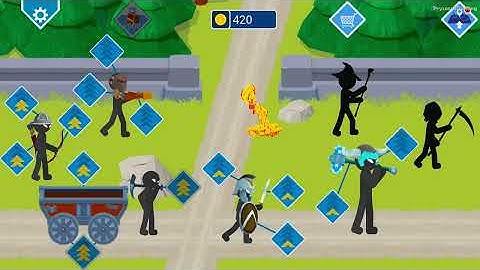 War of Stickman - Gameplay Walkthrough Part 3 StickWar Army Commander,Stickman Army - Android