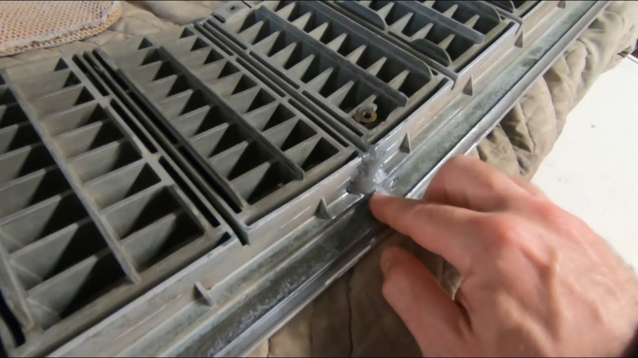 Caprice Grill JB Weld Crack Fix & Install Box Chevy 70's 80's GM