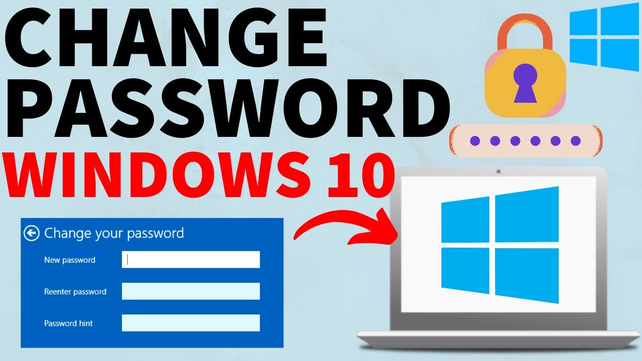 How To Change Password In Windows 10 Change Windows 10 Pin 2022