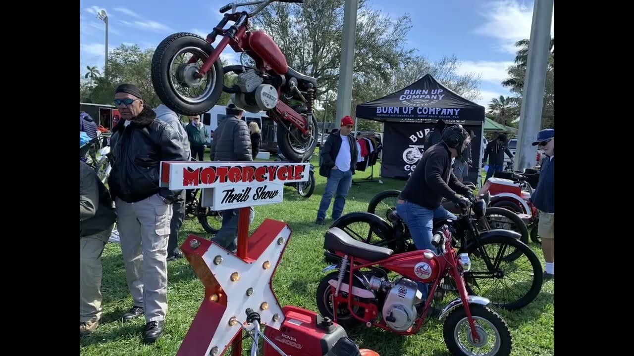 Dania Beach Vintage Bike Show & Sunshine State Steak Cookoff - YouTube
