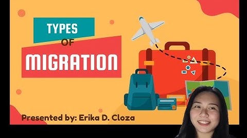 Types of Migration (International & Internal Migration)