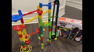 Celebrity Marble run race elevator build! Amazing new elevator set up with guide on how to build! Profile
