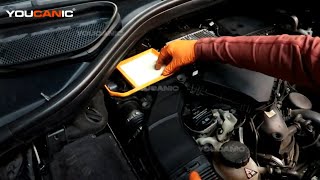 2013-2019 Mercedes-Benz GL-Class / GLS-Class -  Engine Air Filter Replacement
