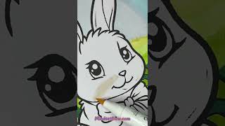 Wait Until You See the FINAL RESULT! 🐰 Easter Bunny Coloring!