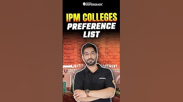 IPM Colleges Ranked: Which One Should You Choose? 🤔| IPM Colleges Preference List 🏫| #shorts