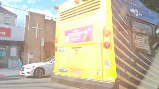 Mta bus 2021 Novabus LFS Conehead on the Q112 at Liberty St