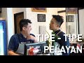 Tipe tipe pelayan types of waiter