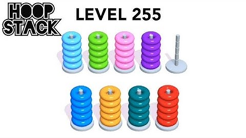 Hoop Stack Level 255 | Puzzle Game  | Complete Level