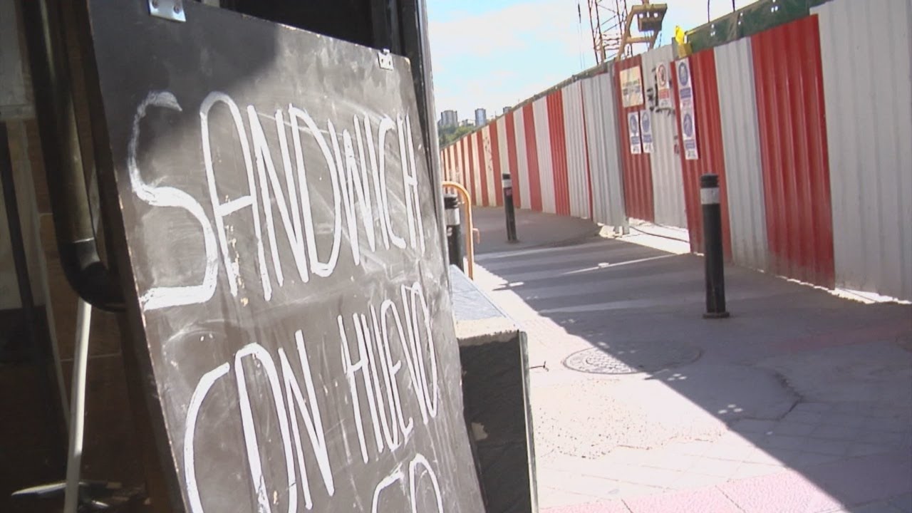 Las obras de Conde Casal estrangulan la vida vecinal y comercial