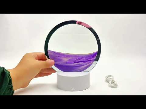 ساعة رملية مضيئة ديكور منظر طبيعى