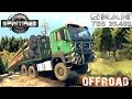 Spin Tires MAN TGS 26.480 6x6 Timber truck Off-road Test