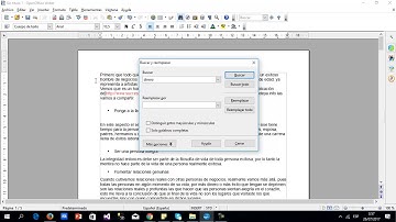 ✅⭐Buscar textos en OpenOffice Writer . 2019