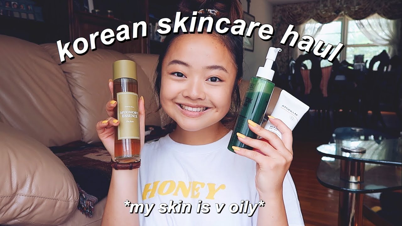 korean skincare haul *treat ur oily skin* | yesstyle 