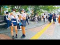 【Shibuya Walk】A lively city during summer vacation【4K】