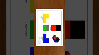 1st & 3rd angle projection #engineering #animation #orthographicprojections #engineeringgraphics #eg
