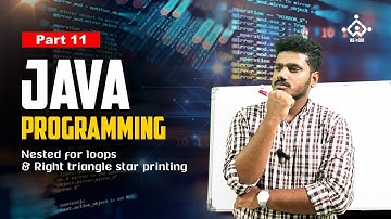 Part 11 | Nested for loops and triangle star printing |java tutorial for beginners #coding #java