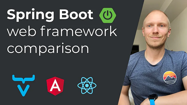 Comparing frontend frameworks for Spring Boot: React, Angular, Vaadin with LitElement (+JHipster)