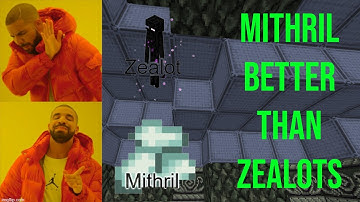 Mithril mining progression (Hypixel Skyblock)