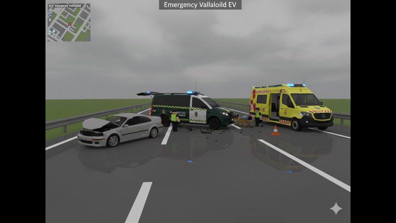 Jugando  a Emergency Valladolid como civil ACABA MAL |AlejandroGamingOficial|#roblox  #emergencias