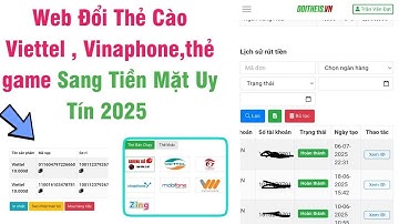 Web Đổi Thẻ Cào Vittel ,Vinaphone,Thẻ Game Sang Tiền Mặt Uy Tín 2025