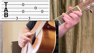 Video thumbnail of "How To Play "Clay Pigeons" Guitar Lesson w/ Tab! Blaze Foley Series Part 1"