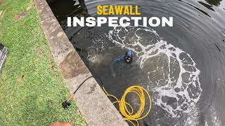 Seawall Inspection  Fort Lauderdale | Coral Concrete Seawall Evaluation & Void Detection
