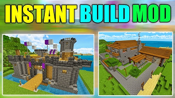 Minecraft instant build | minecraft instant structures | minecraft instant structures mod
