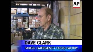 In Fargo, requests for food donations have increased because of the flood but donations are down. Th