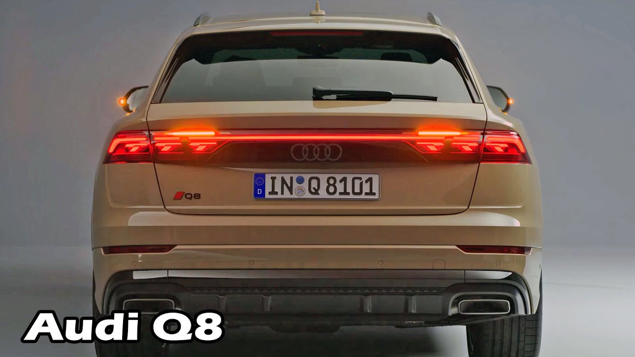 New Audi Q8 headlights and rear lights features YouTube