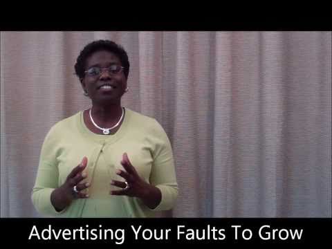 Advertise your faults to Grow