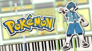 Pokemon Gold & Silver - Pokemon Gym Theme Piano Tutorial Synthesia
