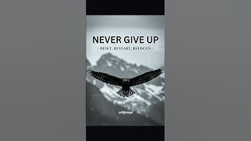 Never Giveup💪: Reset,👌 Restart,🤟 Refocus💯 #nevergiveup #reset #restart #refocus  #focus #focusongoal