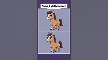Can You Find The 1 Horse Difference? 99% Fail! #shorts