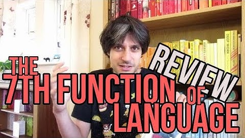 The 7th Function of Language by Laurent Binet REVIEW