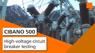 High-voltage circuit breaker testing with OMICRON