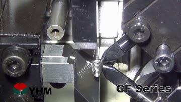 CNC Spring Machine CF Series -WD 0.4mm-Conical spring (O.D. 2.8mm-4.0mm)- YHM