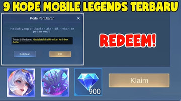LOGIN SEKARANG! 9 KODE REDEEM MOBILE LEGENDS TERBARU - KODE REDEEM ML HARI INI NOVEMBER 2025