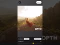 DPTH app applies simulated bokeh effect to any image