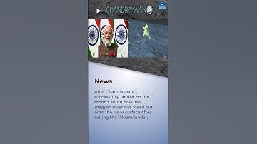 Chandrayaan 3: Pragyan Rover Rolls out from Vikram Lander #pragyanrover #upsc