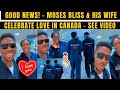 Moses bliss and his wife marie celebrate love in canada   see