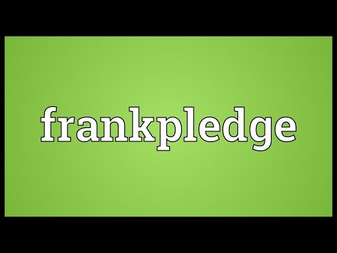 Video: Frankpledge деген эмне?