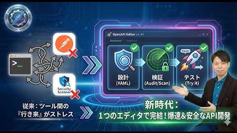【開発者必見】OpenAPI Editorが進化。エディタ内で「セキュリティ診断」と「動作テスト」が完結する時代へ